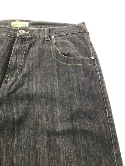 【中古品】【メンズ】 MECCA メッカ NO.13 WIDE DENIM PANTS ワイド デニムパンツ ボトムス 157-260926-na-17-tagh サイズ：42/34 カラー：ブラック 万代Net店