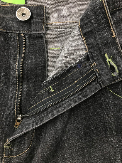 【中古品】【メンズ】 MECCA メッカ NO.13 WIDE DENIM PANTS ワイド デニムパンツ ボトムス 157-260926-na-17-tagh サイズ：42/34 カラー：ブラック 万代Net店