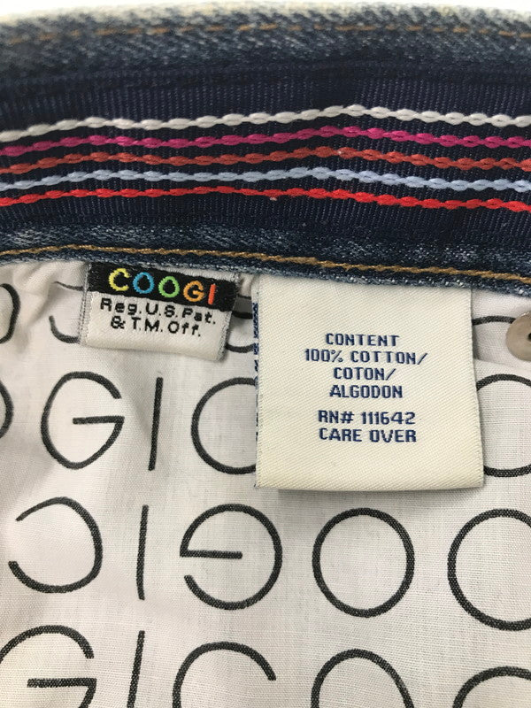 【中古品】【メンズ】 COOGI クージー BAGGY DENIM PANTS 002-063782 バギー デニムパンツ ボトムス 157-260926-na-19-tagh サイズ：W38 カラー：インディゴ 万代Net店