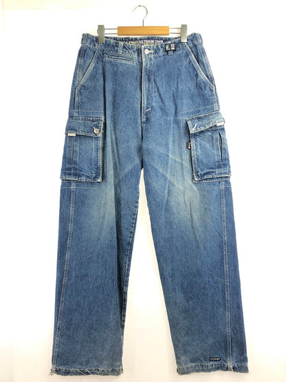 【現状渡し品】【メンズ】 PHAT FARM ファット ファーム CARGO DENIM PANTS PPT92315 カーゴ デニム パンツ ジーパン ボトムス 153-260926-rt-31-tagh サイズ：32 カラー：インディゴ 万代Net店