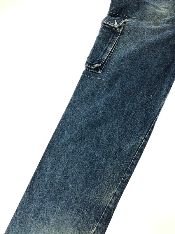 【現状渡し品】【メンズ】 PHAT FARM ファット ファーム CARGO DENIM PANTS PPT92315 カーゴ デニム パンツ ジーパン ボトムス 153-260926-rt-31-tagh サイズ：32 カラー：インディゴ 万代Net店