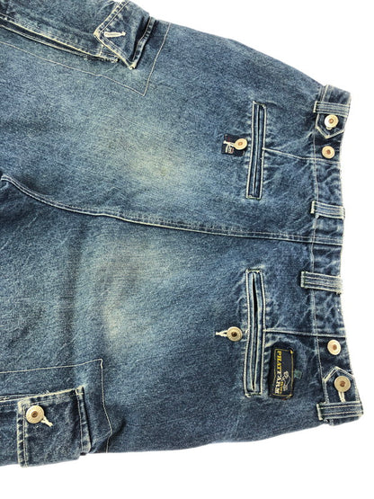 【現状渡し品】【メンズ】 PHAT FARM ファット ファーム CARGO DENIM PANTS PPT92315 カーゴ デニム パンツ ジーパン ボトムス 153-260926-rt-31-tagh サイズ：32 カラー：インディゴ 万代Net店