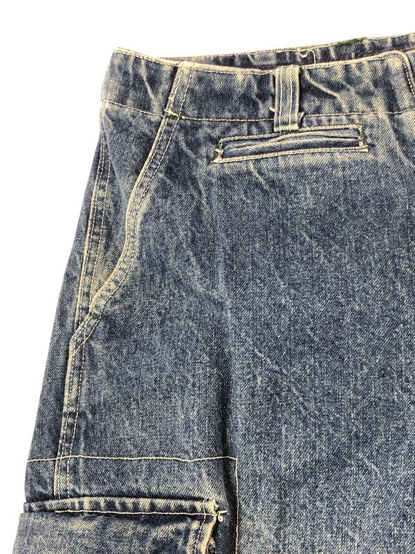 【現状渡し品】【メンズ】 PHAT FARM ファット ファーム CARGO DENIM PANTS PPT92315 カーゴ デニム パンツ ジーパン ボトムス 153-260926-rt-31-tagh サイズ：32 カラー：インディゴ 万代Net店
