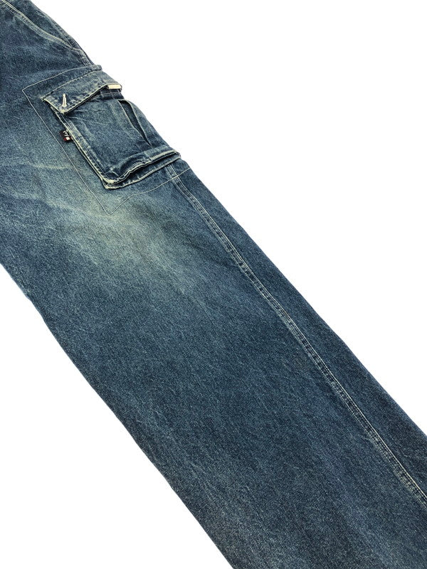 【現状渡し品】【メンズ】 PHAT FARM ファット ファーム CARGO DENIM PANTS PPT92315 カーゴ デニム パンツ ジーパン ボトムス 153-260926-rt-31-tagh サイズ：32 カラー：インディゴ 万代Net店