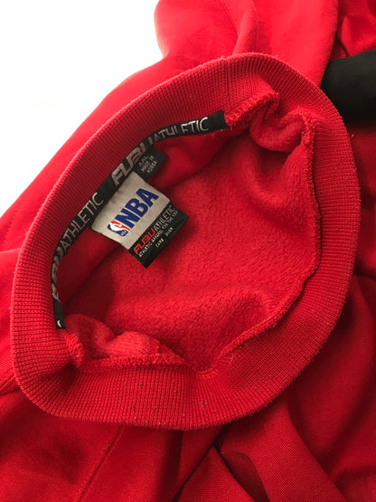 【中古品】【メンズ】 FUBU フブ × NBA エヌビーエー 90's JERSEY SWEATSHIRT ジャージ スウェット シャツ トップス 142-260924-rt-25-tagh サイズ：XXL カラー：レッド 万代Net店