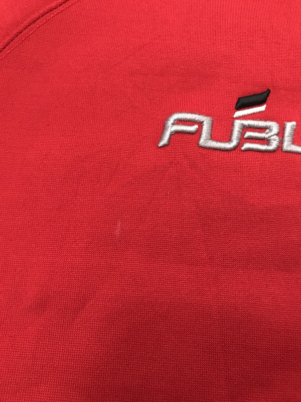 【中古品】【メンズ】 FUBU フブ × NBA エヌビーエー 90's JERSEY SWEATSHIRT ジャージ スウェット シャツ トップス 142-260924-rt-25-tagh サイズ：XXL カラー：レッド 万代Net店