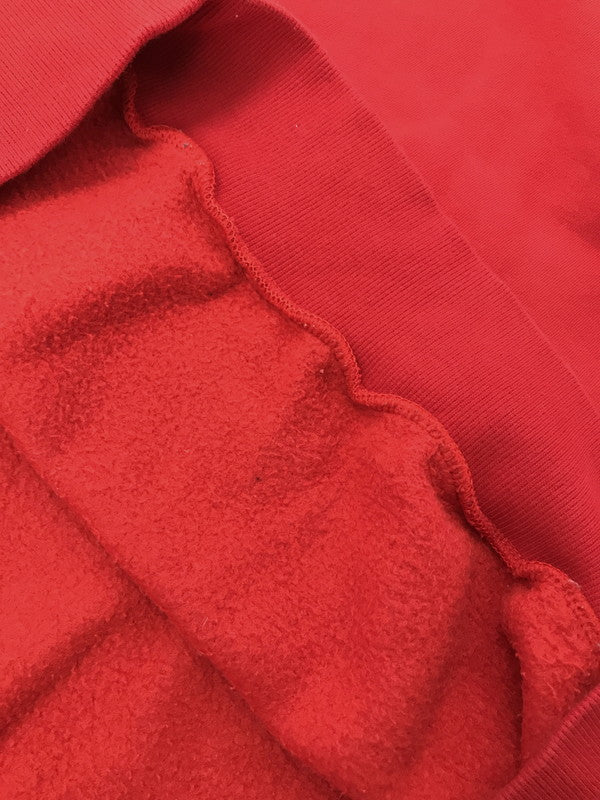 【中古品】【メンズ】 FUBU フブ 90's FB LOGO HOODIE RED FAM-42704 90年代 ロゴ フーディー パーカー 142-260924-rt-24-tagh サイズ：不明 下記参照 カラー：レッド 万代Net店