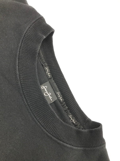 【中古品】【メンズ】 SEAN JOHN ショーンジョン 90's LOGO SWEATSHIRT BLACK 90年代 ロゴ スウェット シャツ 韓国製 トレーナー トップス 142-260924-rt-23-tagh サイズ：XL カラー：ブラック 万代Net店