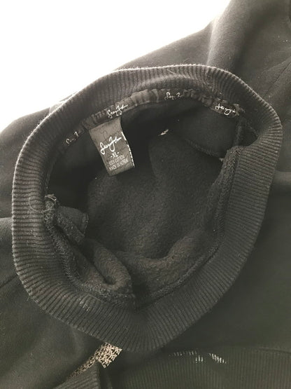 【中古品】【メンズ】 SEAN JOHN ショーンジョン 90's LOGO SWEATSHIRT BLACK 90年代 ロゴ スウェット シャツ 韓国製 トレーナー トップス 142-260924-rt-23-tagh サイズ：XL カラー：ブラック 万代Net店
