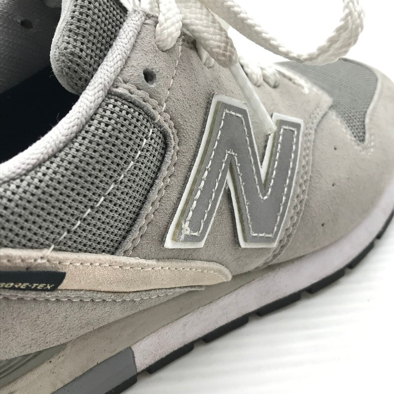 【中古品】【レディース】 NEW BALANCE ニューバランス 996 GORE-TEX GRAY CM996XA2 996 ゴア テックス スニーカー 靴 166-260926-rt-10-tagh サイズ：24.5cm US6.5 カラー：グレー 万代Net店