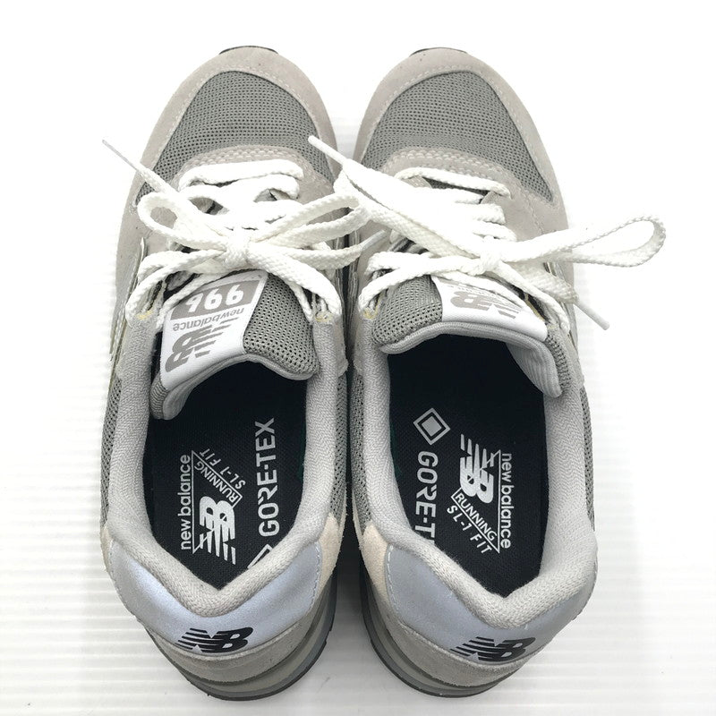 【中古品】【レディース】 NEW BALANCE ニューバランス 996 GORE-TEX GRAY CM996XA2 996 ゴア テックス スニーカー 靴 166-260926-rt-10-tagh サイズ：24.5cm US6.5 カラー：グレー 万代Net店