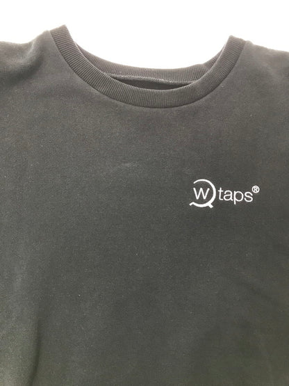 【中古品】【メンズ】 WTAPS ダブルタップス 19AW AXE.DESIGN CREW NECK SWEAT BLACK クルーネック スウェット シャツ トレーナー トップス 142-260924-rt-21-tagh サイズ：1 カラー：ブラック 万代Net店