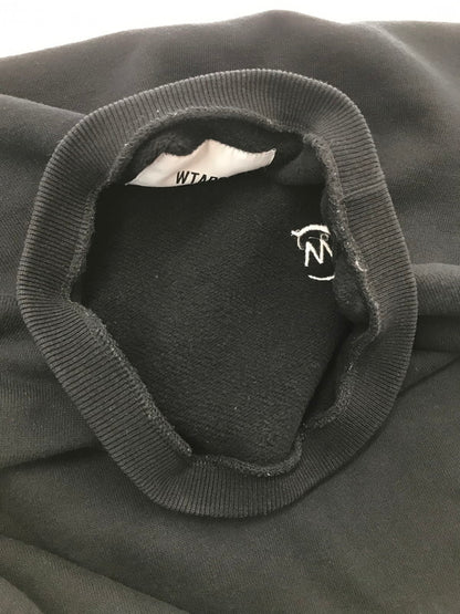 【中古品】【メンズ】 WTAPS ダブルタップス 19AW AXE.DESIGN CREW NECK SWEAT BLACK クルーネック スウェット シャツ トレーナー トップス 142-260924-rt-21-tagh サイズ：1 カラー：ブラック 万代Net店