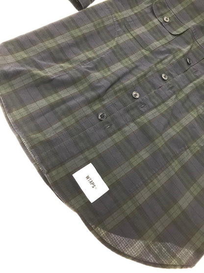 【中古品】【メンズ】 WTAPS ダブルタップス LS RIPSTOP TEXTILE SHIRT NAVY 211GWDT-SHM01 リップストップ テキスタイル シャツ ネイビー 142-260924-rt-40-tagh サイズ：1 カラー：ネイビー 万代Net店