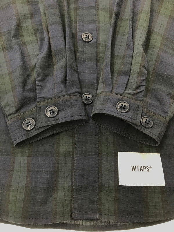 【中古品】【メンズ】 WTAPS ダブルタップス LS RIPSTOP TEXTILE SHIRT NAVY 211GWDT-SHM01 リップストップ テキスタイル シャツ ネイビー 142-260924-rt-40-tagh サイズ：1 カラー：ネイビー 万代Net店