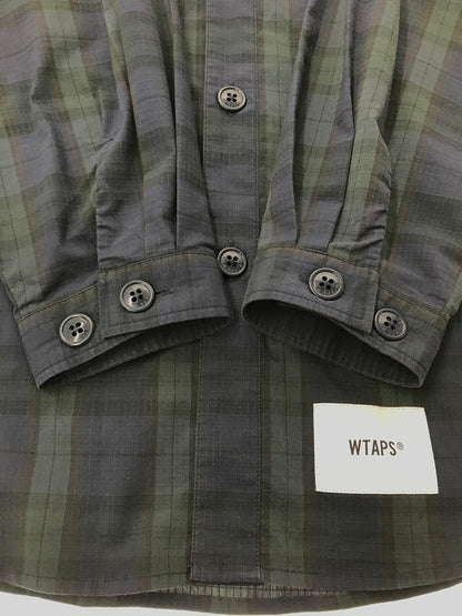 【中古品】【メンズ】 WTAPS ダブルタップス LS RIPSTOP TEXTILE SHIRT NAVY 211GWDT-SHM01 リップストップ テキスタイル シャツ ネイビー 142-260924-rt-40-tagh サイズ：1 カラー：ネイビー 万代Net店