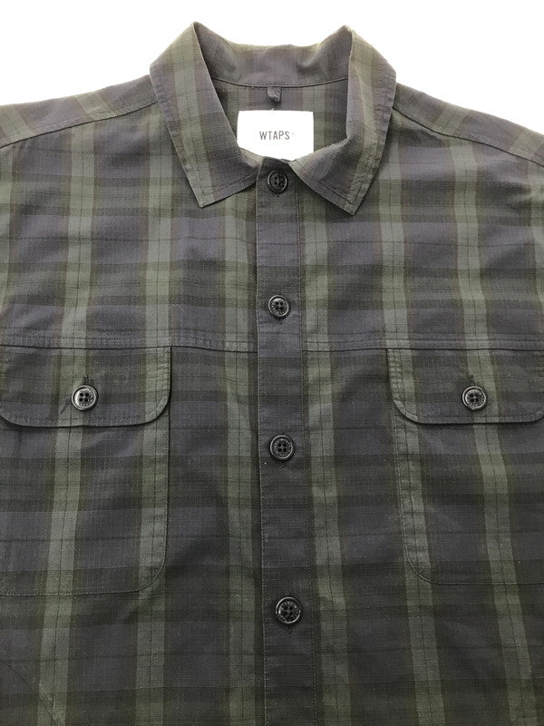 【中古品】【メンズ】 WTAPS ダブルタップス LS RIPSTOP TEXTILE SHIRT NAVY 211GWDT-SHM01 リップストップ テキスタイル シャツ ネイビー 142-260924-rt-40-tagh サイズ：1 カラー：ネイビー 万代Net店