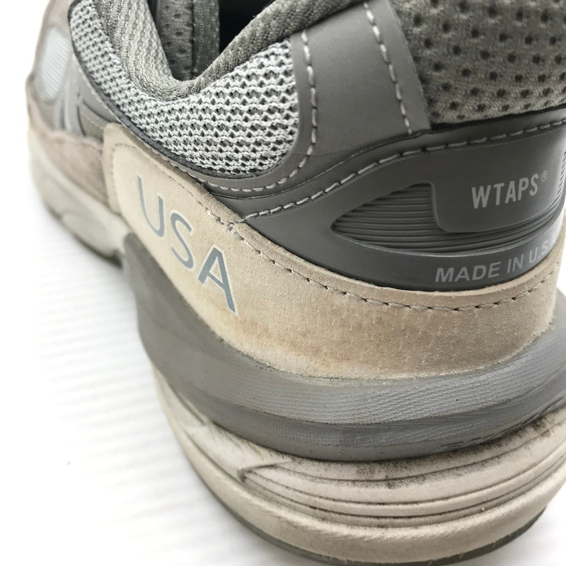 【中古品】【メンズ】 NEW BALANCE ニューバランス × WTAPS ダブルタップス 990V6 GRAY M990WT6 スニーカー 靴 162-260926-rt-07-tagh サイズ：27cm US9 カラー：グレー 万代Net店