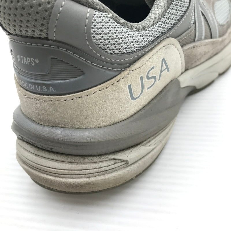 【中古品】【メンズ】 NEW BALANCE ニューバランス × WTAPS ダブルタップス 990V6 GRAY M990WT6 スニーカー 靴 162-260926-rt-07-tagh サイズ：27cm US9 カラー：グレー 万代Net店