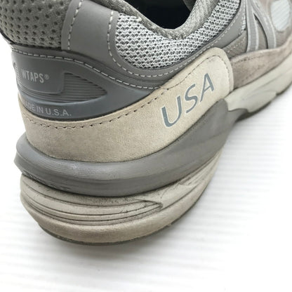 【中古品】【メンズ】 NEW BALANCE ニューバランス × WTAPS ダブルタップス 990V6 GRAY M990WT6 スニーカー 靴 162-260926-rt-07-tagh サイズ：27cm US9 カラー：グレー 万代Net店