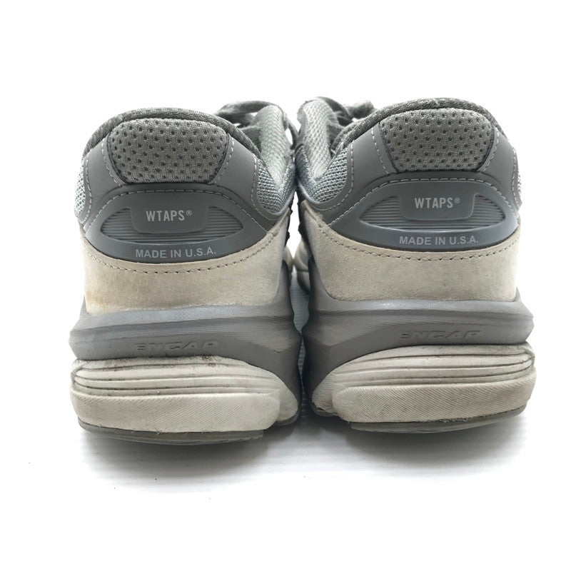 【中古品】【メンズ】 NEW BALANCE ニューバランス × WTAPS ダブルタップス 990V6 GRAY M990WT6 スニーカー 靴 162-260926-rt-07-tagh サイズ：27cm US9 カラー：グレー 万代Net店