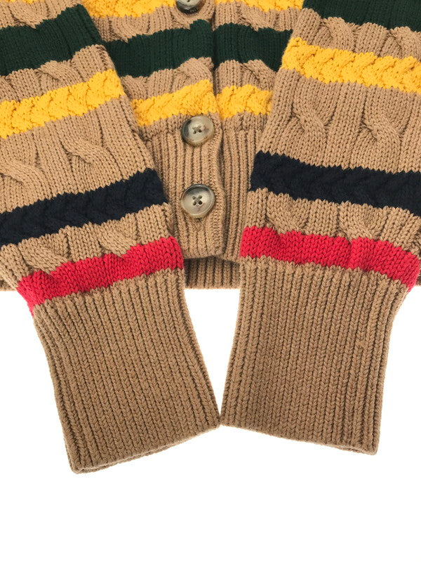 【中古美品】【レディース】 POLO RALPH LAUREN ポロ・ラルフローレン CABLE KNIT CARDIGAN ケーブル ニット カーディガン 168-261005-na-31-tagh サイズ：XS カラー：マルチカラー 万代Net店