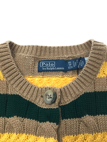 【中古美品】【レディース】 POLO RALPH LAUREN ポロ・ラルフローレン CABLE KNIT CARDIGAN ケーブル ニット カーディガン 168-261005-na-31-tagh サイズ：XS カラー：マルチカラー 万代Net店