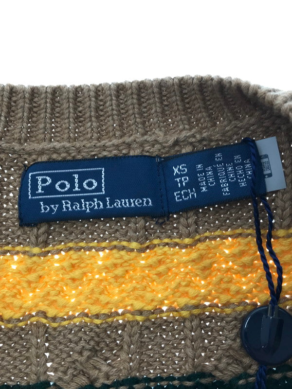 【中古美品】【レディース】 POLO RALPH LAUREN ポロ・ラルフローレン CABLE KNIT CARDIGAN ケーブル ニット カーディガン 168-261005-na-31-tagh サイズ：XS カラー：マルチカラー 万代Net店