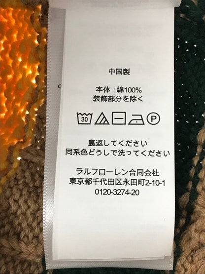 【中古美品】【レディース】 POLO RALPH LAUREN ポロ・ラルフローレン CABLE KNIT CARDIGAN ケーブル ニット カーディガン 168-261005-na-31-tagh サイズ：XS カラー：マルチカラー 万代Net店