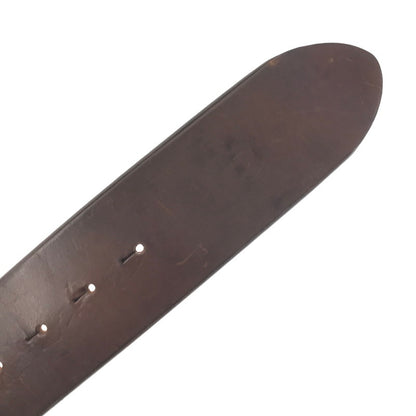 【中古品】【メンズ】 POLO RALPH LAUREN ポロ・ラルフローレン VINTAGE WIDE LETHER BELT BROWN ヴィンテージ ワイド レザー ベルト 205-261016-rt-07-tagh カラー：ブラウン 万代Net店