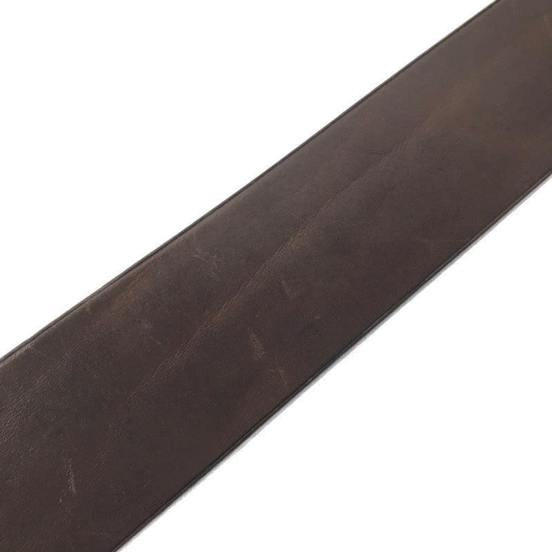 【中古品】【メンズ】 POLO RALPH LAUREN ポロ・ラルフローレン VINTAGE WIDE LETHER BELT BROWN ヴィンテージ ワイド レザー ベルト 205-261016-rt-07-tagh カラー：ブラウン 万代Net店