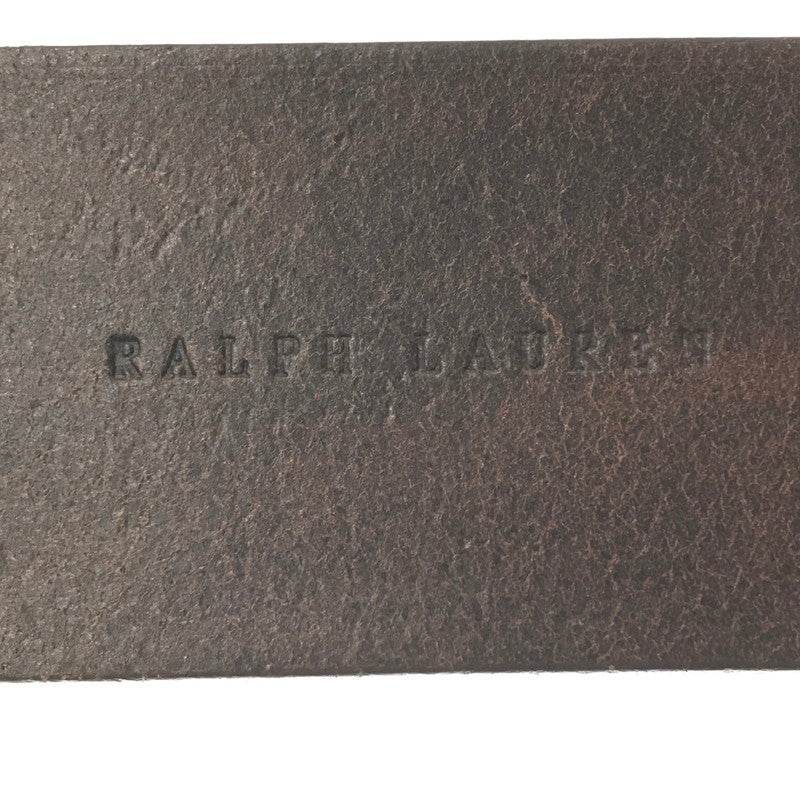 【中古品】【メンズ】 POLO RALPH LAUREN ポロ・ラルフローレン VINTAGE WIDE LETHER BELT BROWN ヴィンテージ ワイド レザー ベルト 205-261016-rt-07-tagh カラー：ブラウン 万代Net店