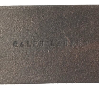 【中古品】【メンズ】 POLO RALPH LAUREN ポロ・ラルフローレン VINTAGE WIDE LETHER BELT BROWN ヴィンテージ ワイド レザー ベルト 205-261016-rt-07-tagh カラー：ブラウン 万代Net店