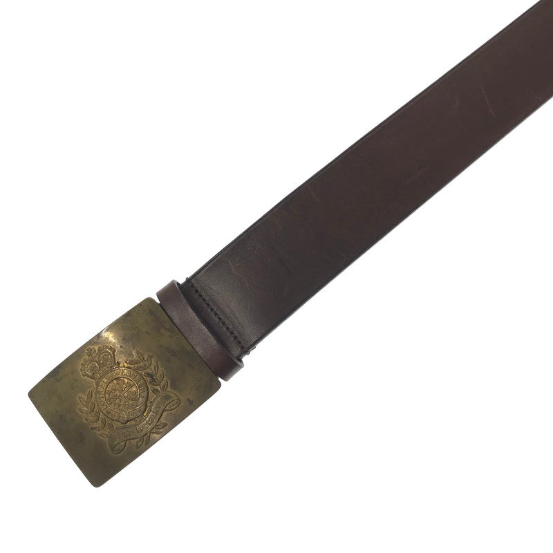 【中古品】【メンズ】 POLO RALPH LAUREN ポロ・ラルフローレン VINTAGE WIDE LETHER BELT BROWN ヴィンテージ ワイド レザー ベルト 205-261016-rt-07-tagh カラー：ブラウン 万代Net店
