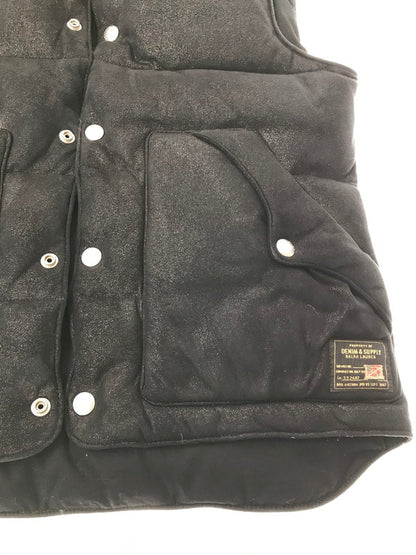 【中古品】【メンズ】 DENIM&SUPPLY RALPH LAUREN デニム＆サプライ ラルフローレン DOWN VEST ダウン ベスト トップス 147-260924-rt-47-tagh サイズ：S カラー：ブラック 万代Net店
