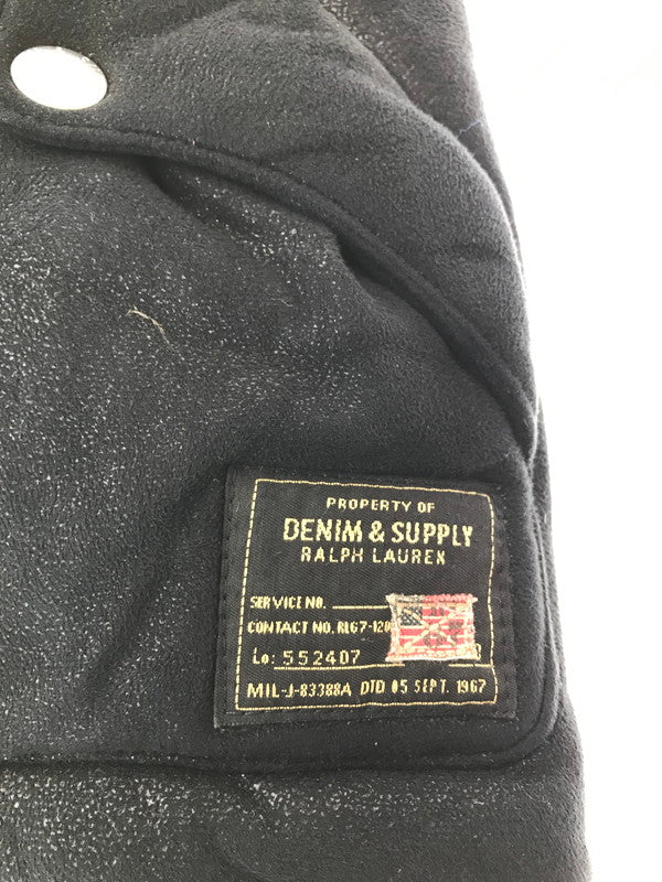 【中古品】【メンズ】 DENIM&SUPPLY RALPH LAUREN デニム＆サプライ ラルフローレン DOWN VEST ダウン ベスト トップス 147-260924-rt-47-tagh サイズ：S カラー：ブラック 万代Net店