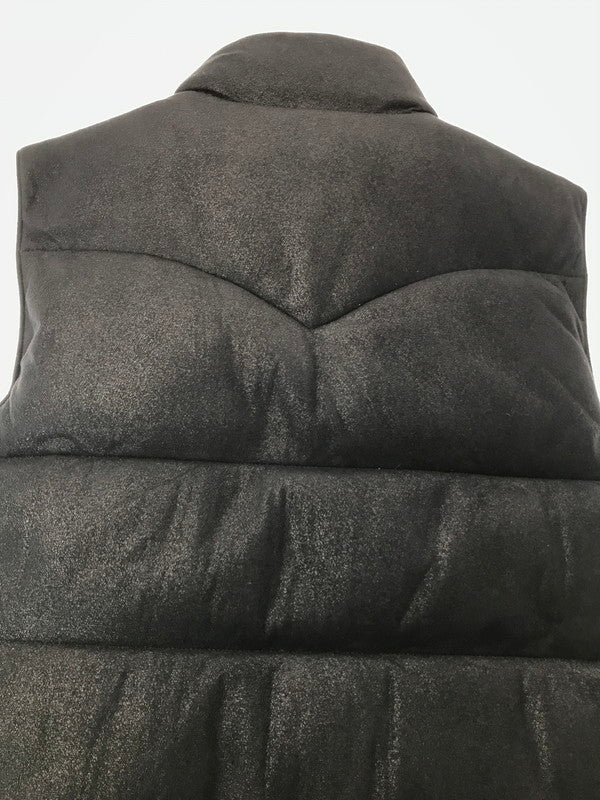 【中古品】【メンズ】 DENIM&SUPPLY RALPH LAUREN デニム＆サプライ ラルフローレン DOWN VEST ダウン ベスト トップス 147-260924-rt-47-tagh サイズ：S カラー：ブラック 万代Net店