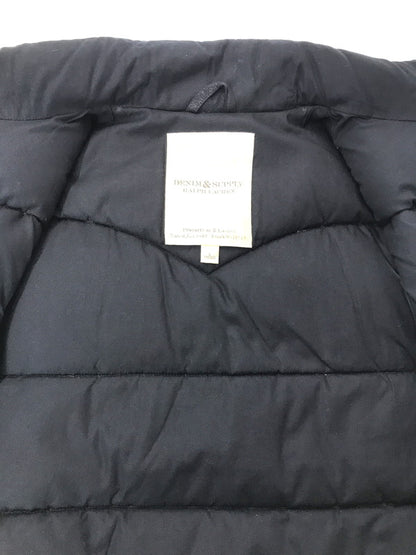 【中古品】【メンズ】 DENIM&SUPPLY RALPH LAUREN デニム＆サプライ ラルフローレン DOWN VEST ダウン ベスト トップス 147-260924-rt-47-tagh サイズ：S カラー：ブラック 万代Net店