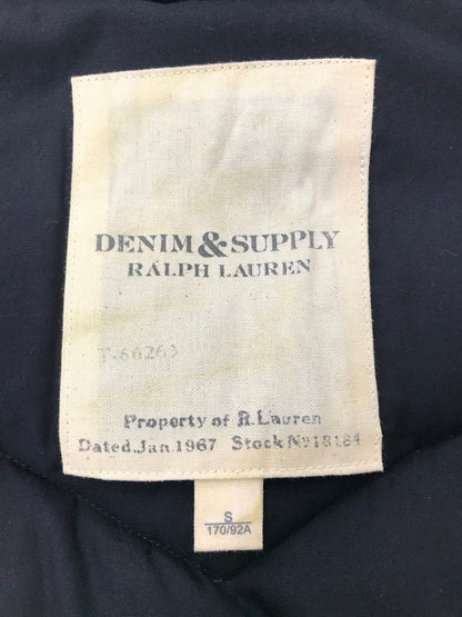 【中古品】【メンズ】 DENIM&SUPPLY RALPH LAUREN デニム＆サプライ ラルフローレン DOWN VEST ダウン ベスト トップス 147-260924-rt-47-tagh サイズ：S カラー：ブラック 万代Net店