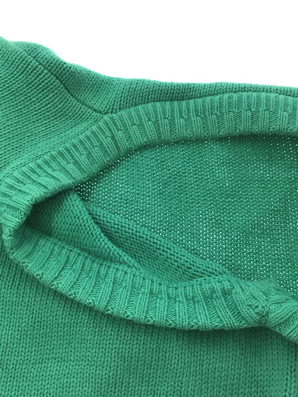 【中古品】【メンズ】 EDDIE BAUER エディー・バウアー 90’S VNECK KNIT SWEATER 90年代 Vネック ニット セーター 146-261005-na-35-tagh サイズ：L カラー：グリーン 万代Net店