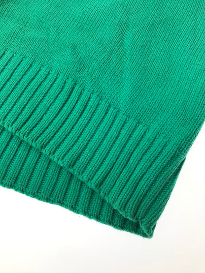 【中古品】【メンズ】 EDDIE BAUER エディー・バウアー 90’S VNECK KNIT SWEATER 90年代 Vネック ニット セーター 146-261005-na-35-tagh サイズ：L カラー：グリーン 万代Net店
