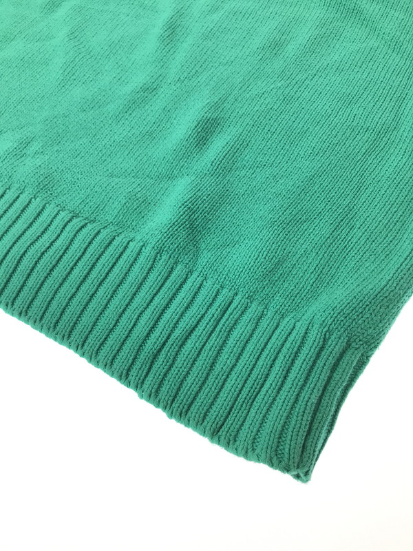 【中古品】【メンズ】 EDDIE BAUER エディー・バウアー 90’S VNECK KNIT SWEATER 90年代 Vネック ニット セーター 146-261005-na-35-tagh サイズ：L カラー：グリーン 万代Net店