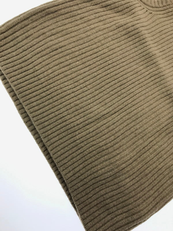 【中古品】【メンズ】 L.L.BEAN エルエルビーン LAMB'S WOOL COMMAND KNIT VEST CAMEL ウール コマンド ニット ベスト 146-260924-rt-48-tagh サイズ：XL カラー：キャメル 万代Net店