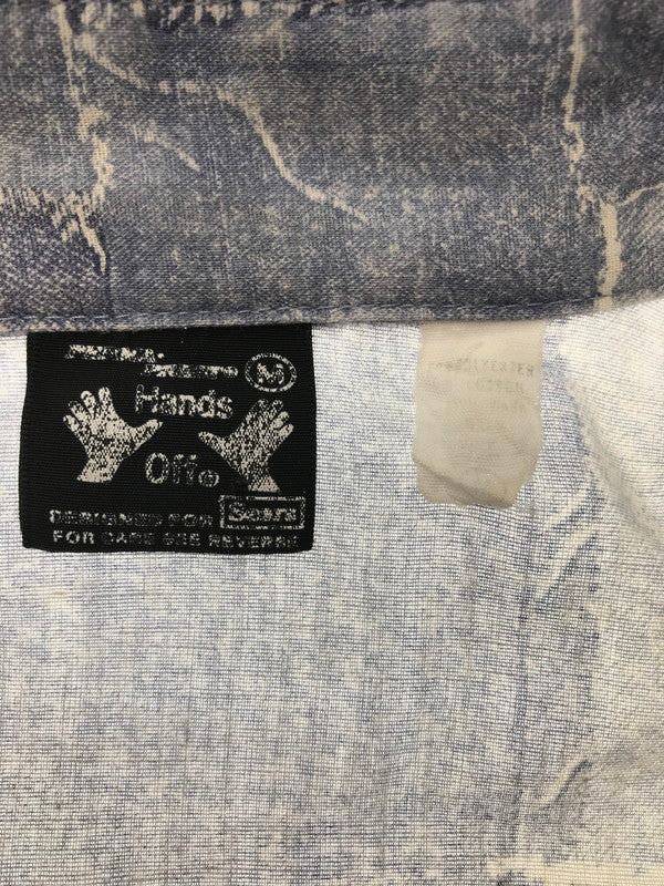 【中古品】【メンズ】 SEARS シアーズ HANDS OFF 70's PATCHWORK PRINT LS SHIRT 70年代 パッチーワーク プリント ロングスリーブ シャツ トップス 146-260924-rt-30-tagh サイズ：M カラー：ブルー 万代Net店