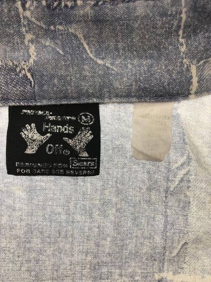 【中古品】【メンズ】 SEARS シアーズ HANDS OFF 70's PATCHWORK PRINT LS SHIRT 70年代 パッチーワーク プリント ロングスリーブ シャツ トップス 146-260924-rt-30-tagh サイズ：M カラー：ブルー 万代Net店