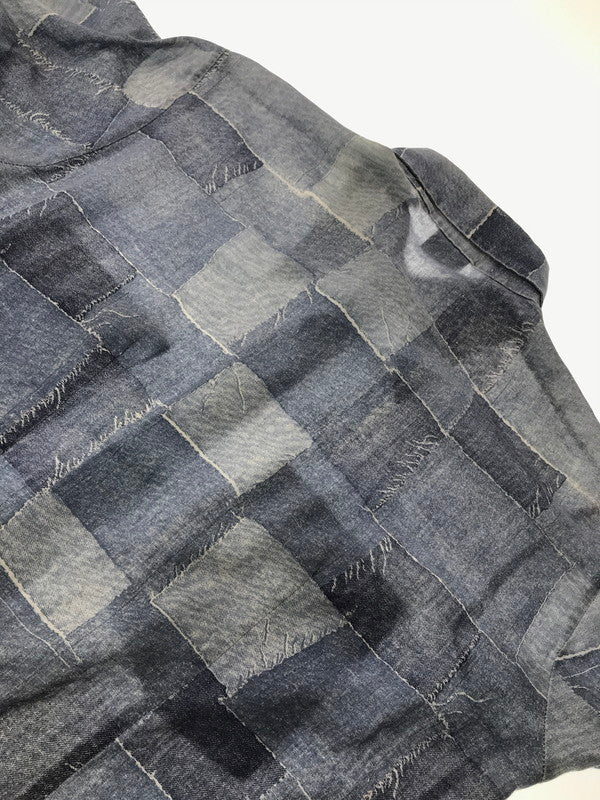 【中古品】【メンズ】 SEARS シアーズ HANDS OFF 70's PATCHWORK PRINT LS SHIRT 70年代 パッチーワーク プリント ロングスリーブ シャツ トップス 146-260924-rt-30-tagh サイズ：M カラー：ブルー 万代Net店