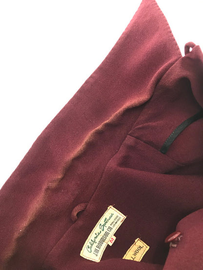 【現状渡し品】【メンズ】 CALIFORNIA SPORTSWEAR J.W.ROBINSON カルフォルニア スポーツウェア ロビンソンン L/S WOOL PULLOVER SHIRT プルオーバー シャツ トップス 146-260924-rt-28-tagh サイズ：M カラー：バーガンディ 万代Net店