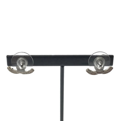 【中古品】【レディース】 CHANEL シャネル LINE STONE CC MARK PIERCE フランス製 A15P刻印 ラインストーン ココマーク ピアス アクセサリー 182-260928-na-09-tagh カラー：シルバー 万代Net店
