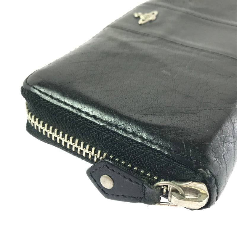 【現状渡し品】【メンズ】 VIVIENNE WESTWOOD ヴィヴィアンウエストウッド LONG WALLET ロングウォレット 長財布 201-261013-na-26-tagh カラー：ブラック 万代Net店