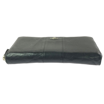 【現状渡し品】【メンズ】 VIVIENNE WESTWOOD ヴィヴィアンウエストウッド LONG WALLET ロングウォレット 長財布 201-261013-na-26-tagh カラー：ブラック 万代Net店